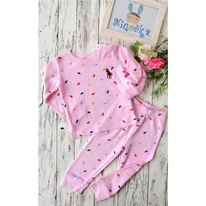 Otroška pižama Polo roza