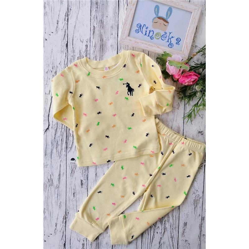 Otroška pižama Polo rumena