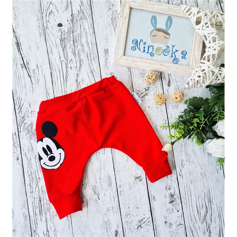 Otroške baggy hlače Miki rdeče