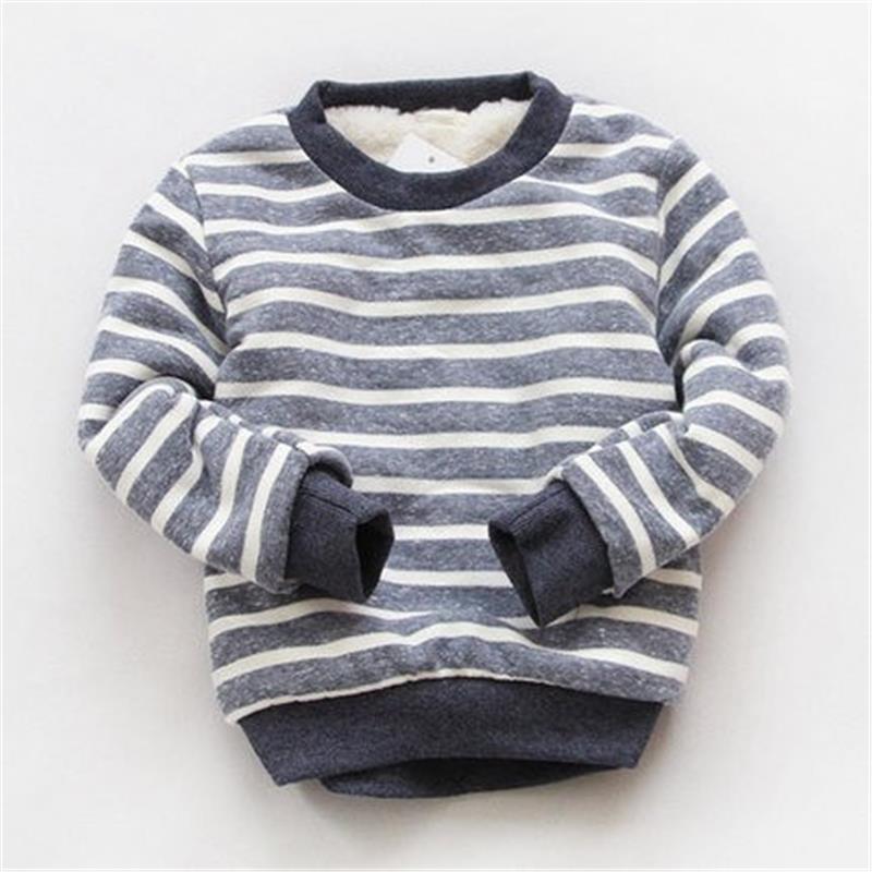 Otroški pulover Črte sive