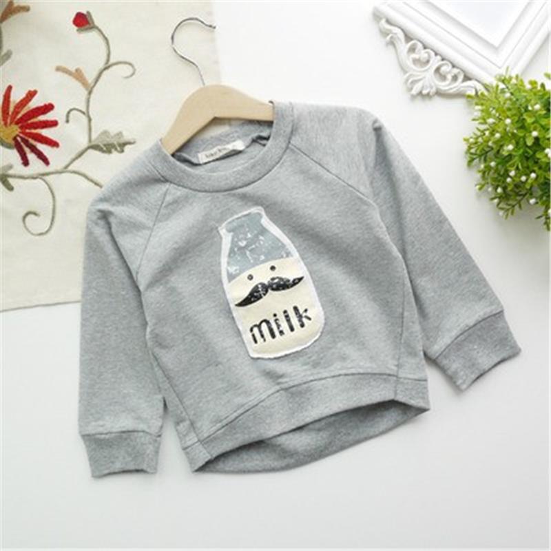 Otroški pulover Milk siv