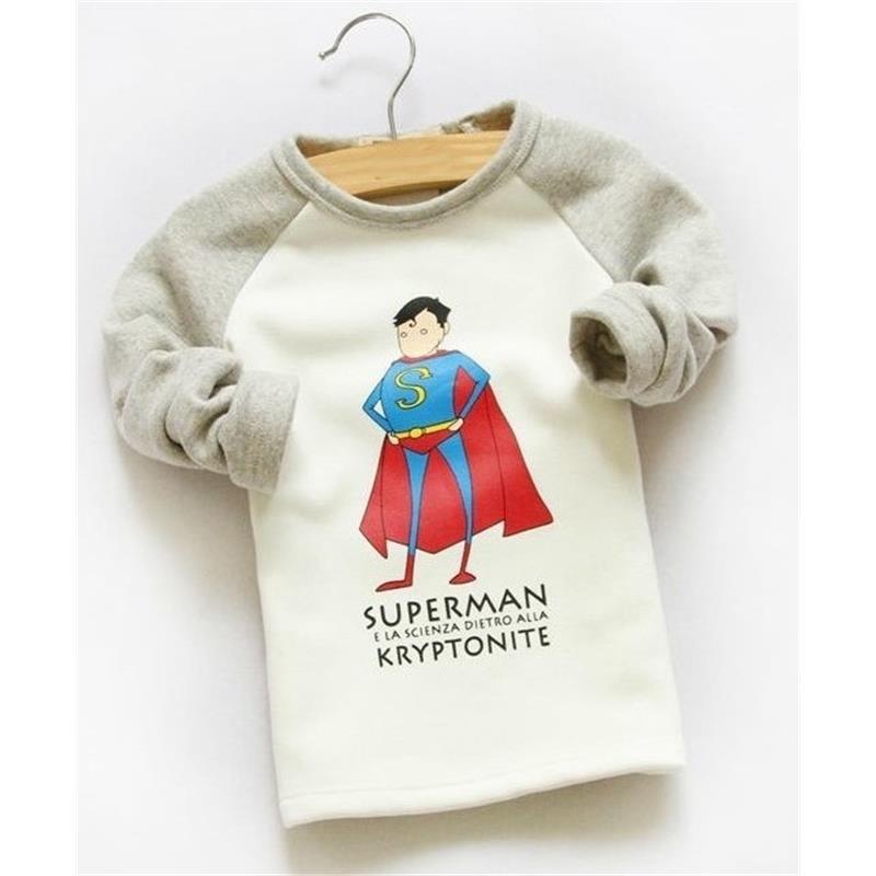 Otroški pulover SUperman siv